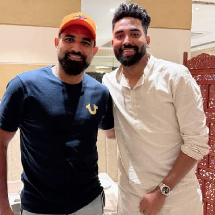 Mohammed Siraj welcomed Mohammed Shami to his restaurant
