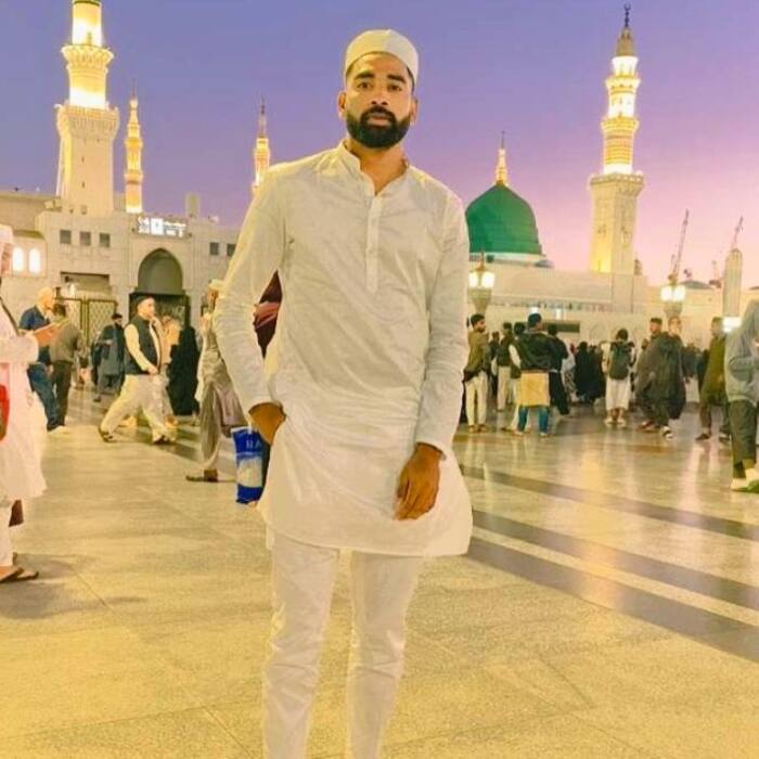 Mohammed Siraj went on Hajj pilgrimage this year