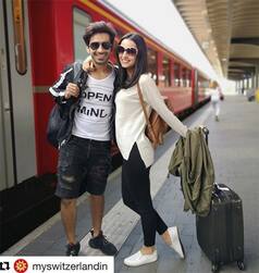 Mohit Sehgal and Sanaya Irani Slay in Switzerland Vacay