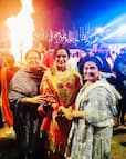 Mona Singh celebrated Her First Lohri After Marriage in a Traditional Punjabi Way