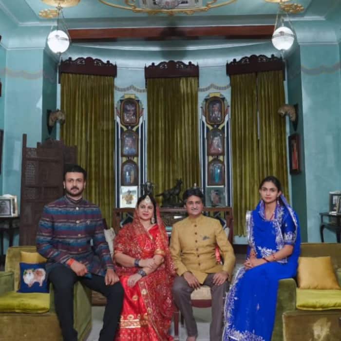 Mridula Kumari Jadeja is daughter of Mandhatasinh Jadeja  the Thakor Saheb of Rajkot