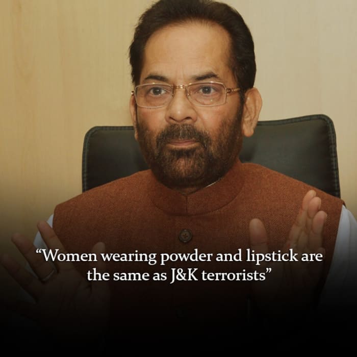 Mukhtar Abbas Naqvi, BJP leader’s statement on women’s fashion