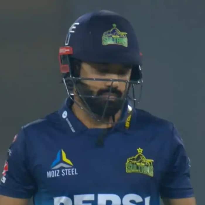 Multan captain Mohammad Rizwan looked very angry in this match