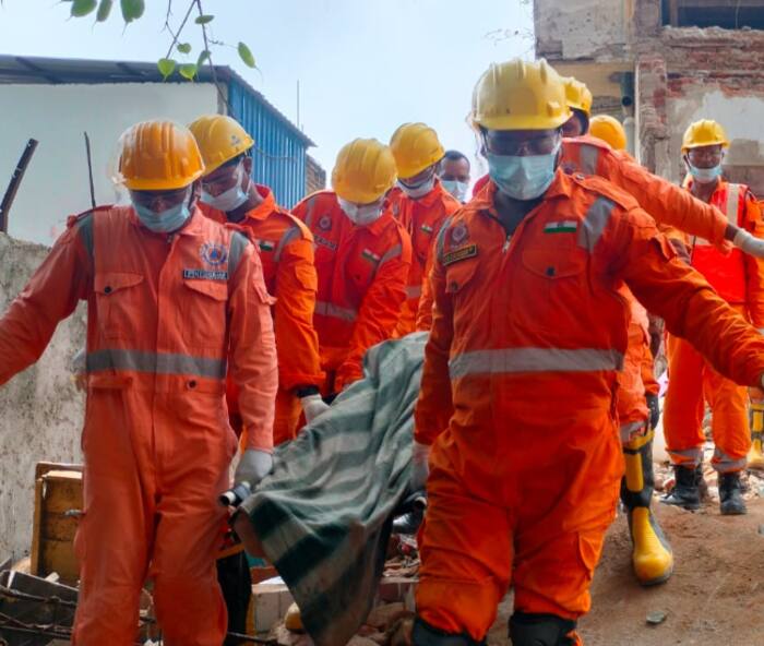 Multi storey building collapses in Deogarh