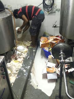 Pics: Ice-Cream Parlour Making Unhygienic Ice-Cream Busted in Mumbai