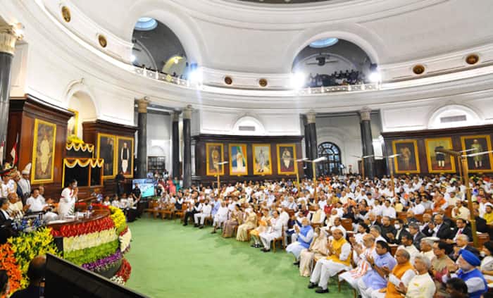 Murmu delivered first address at Parliament s Central Hall