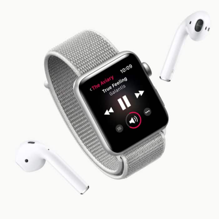 Music feature in Apple Watch Series 3