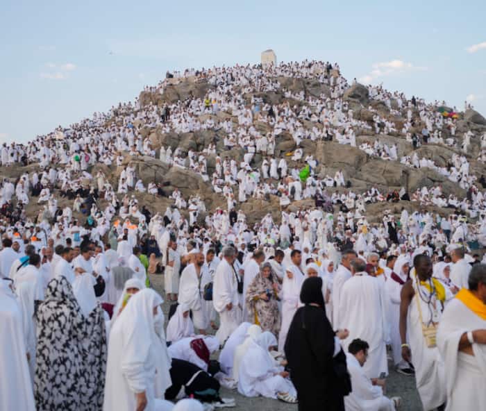 Muslim Pilgrims Converge At Mount Arafat As Hajj Reaches Its Peak
