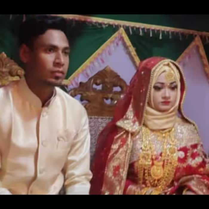 Mustafizur Rahman and Samia Parveen