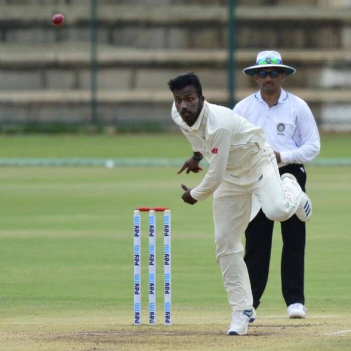 Muthusamy s brilliant bowling