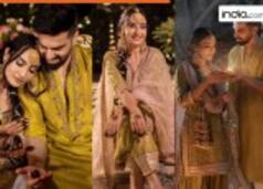 Naagin 3 actor Surbhi Jyoti exudes glow in fun-filled mehendi photos under 'nature's sacred canopy'