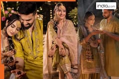 Naagin 3 actor Surbhi Jyoti exudes glow in fun-filled mehendi photos under 'nature's sacred canopy'