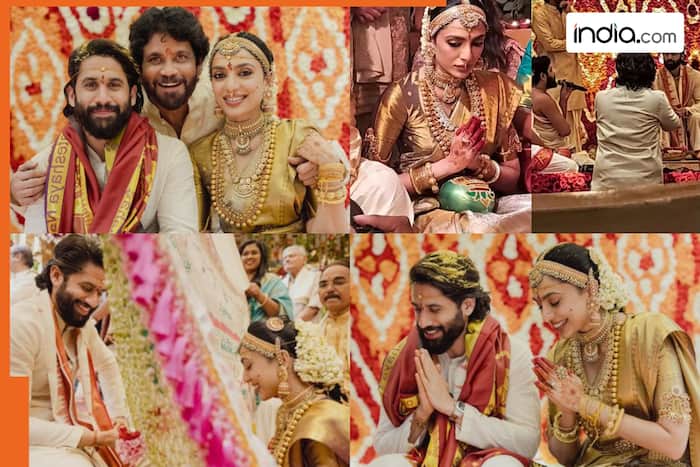 Naga Chaitanya weds Sobhita Dhulipala  Nagarjuna s message for newlyweds goes viral  see inside pics