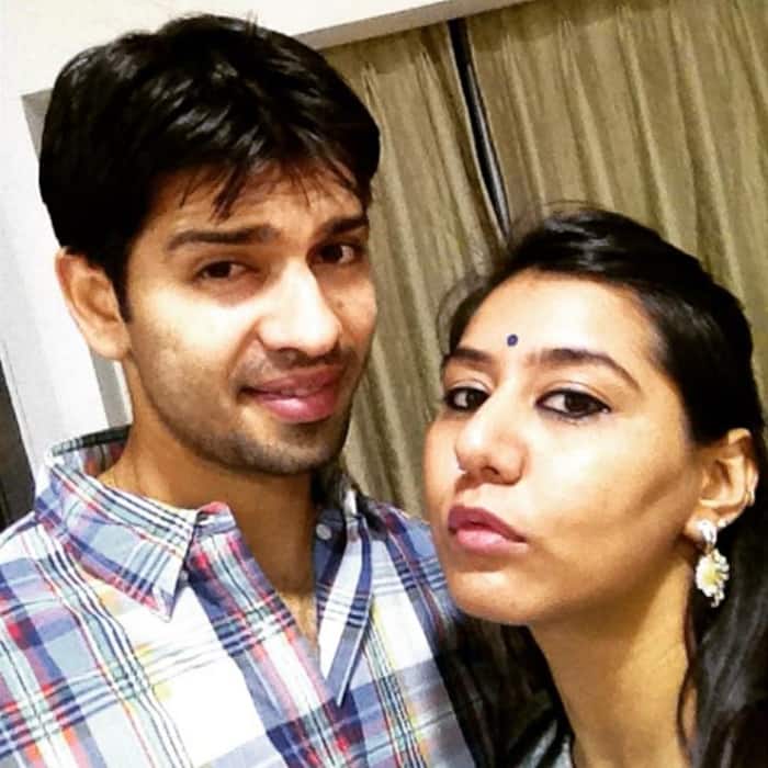 Naman Ojha clicked with his wife
