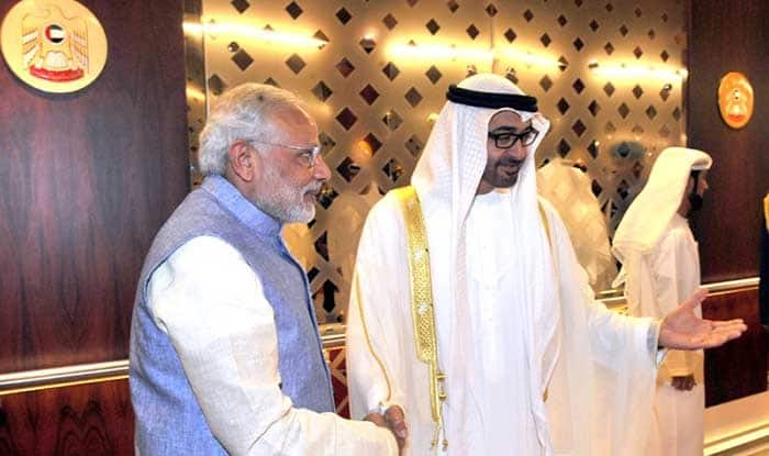 Narendra Modi in Abu Dhabi: Prime Ministers meets the Crown Prince of ...