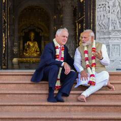 IN PICS: PM Narendra Modi takes Australian PM Malcolm Turnbull for Delhi’s tour!