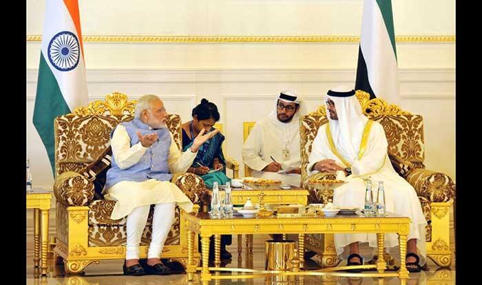 Narendra Modi in Abu Dhabi: Prime Ministers meets the Crown Prince of ...