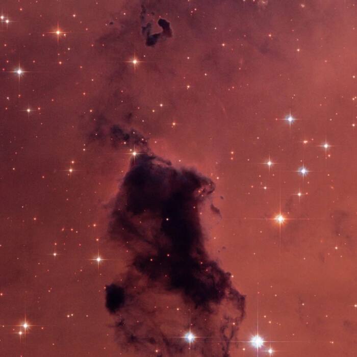 NASA captures a beautiful image of Absorption nebulae or dark nebulae