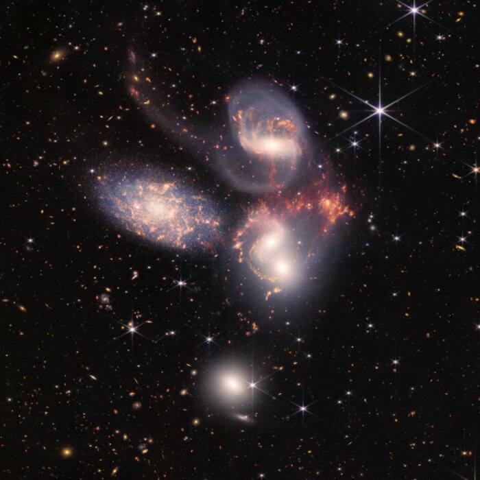 NASAs James Webb Space Telescope captures enormous mosaic of Stephan’s Quintet
