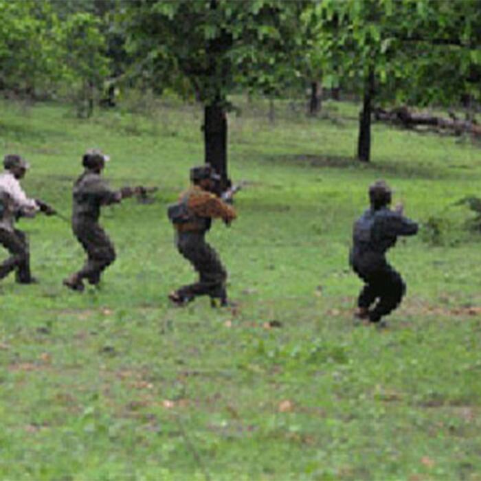 Naxals looted weapons from the slain security personnel of CRPF in Sukma