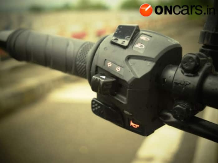 Nealty designed LHS switch gear; manual turn indicators