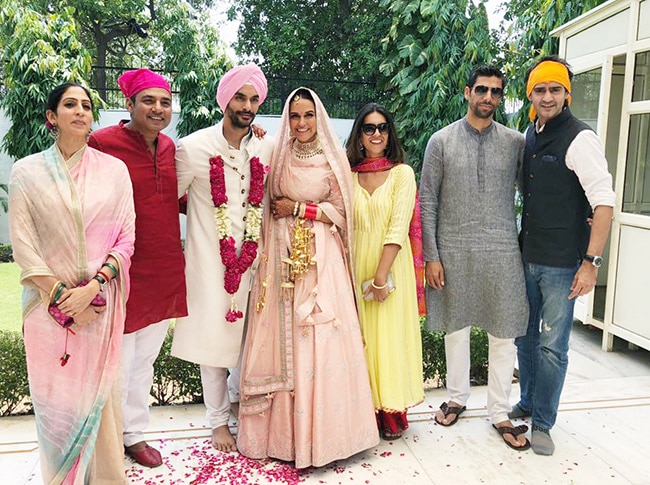 Neha Dhupia and Angad Bedi Wedding