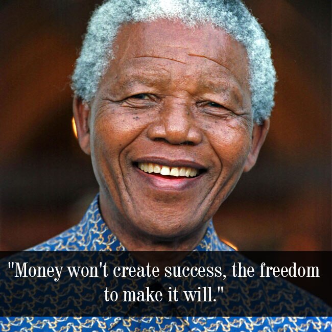 Inspiring quotes by Nelson Mandela!