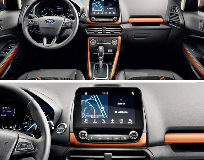 New Ford EcoSport 2017 will come equipped with large touch screen system