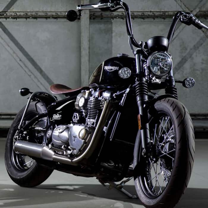New look of Triumph Bonneville Bobber