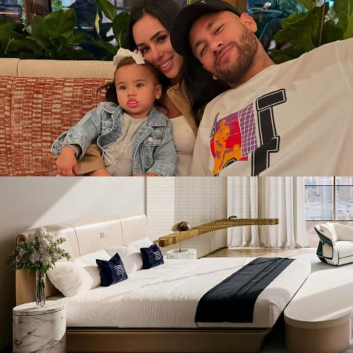 Neymar Jr s bedroom features the luxurious Lydia Bed
