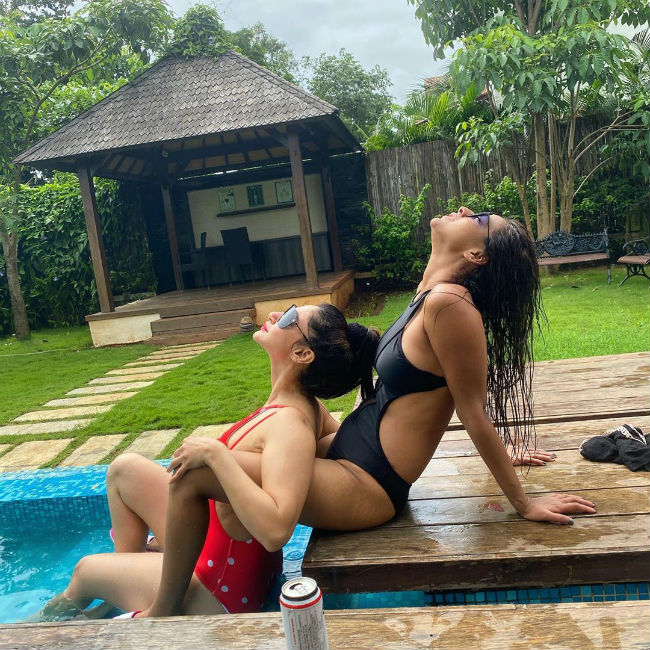 Nia Sharma celebrates birthday in Alibaug