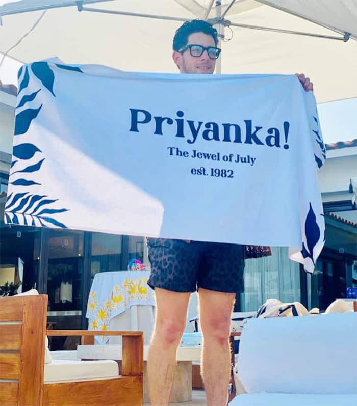 Nick Jonas Shares Pics From Priyanka Chopra Birthday Bash Party