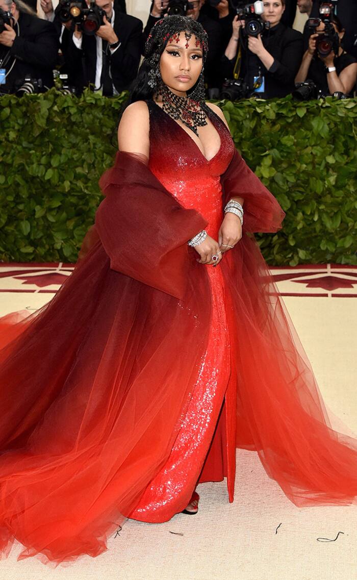 Nicki Minaj at red carpet of Met Gala 2018