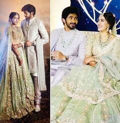 Niharika Konidela-Chaitanya JV's Wedding Reception Pics: Bride Wears Manish Malhotra Lehenga