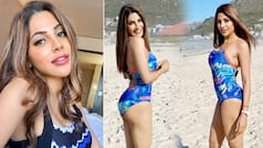 Khatron Ke Khiladi 11: Nikki Tamboli Turns Up The Heat in Blue Swimsuit As She Soaks The Sun in Cape Town