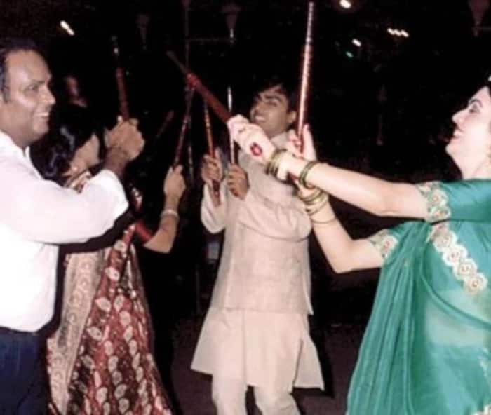 Nita Ambani With Father-In-Law