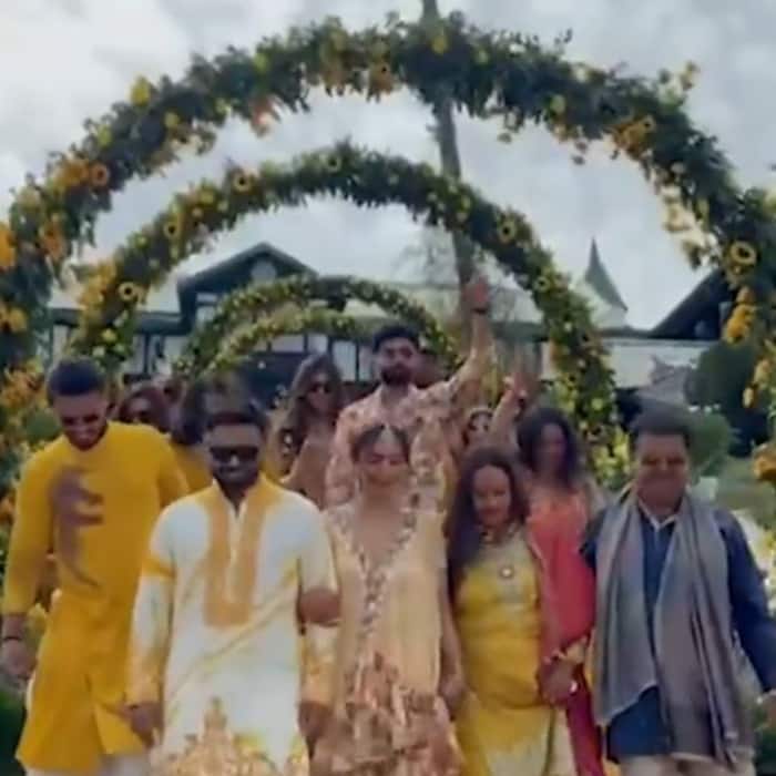 Nitish Rana and wife Saachi Marwah attend Sakshi Pant s wedding