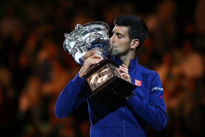 Novak Djokovic clicked during Australian Open 2016