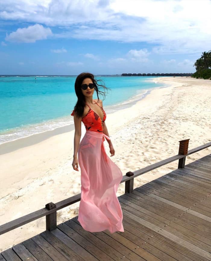 Nushrat Bharucha Chilling in the Maldives