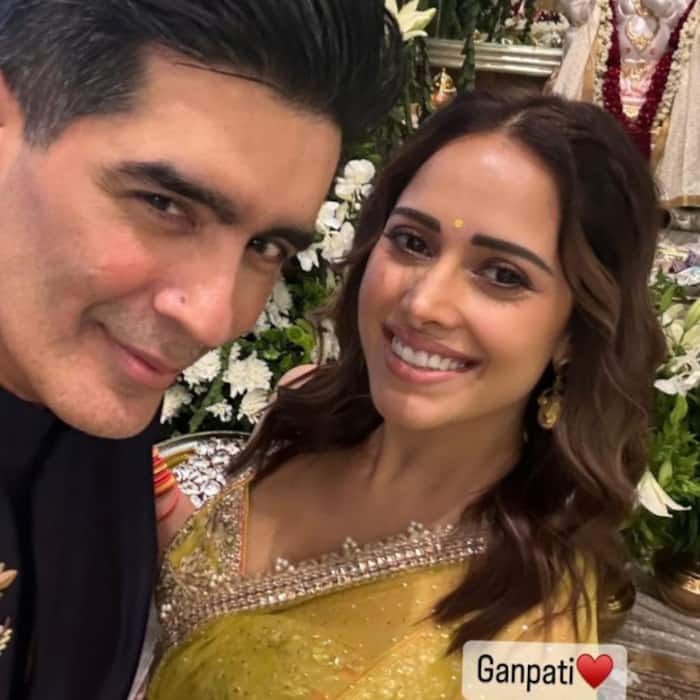 Nushrratt Bharuccha  Attends MM s Ganpati Bash