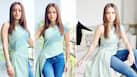 Nushrratt Bharuccha Looks Effortlessly Chick in A Teal Asymmetrical Top And Skinny Fit Jeans For Promotions of Ajeeb Daastaans
