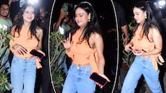 Nysa Devgan Moves Beyond Sexy Gowns With Plunging Necklines, Stuns in a Pretty Orange Top This Time - See Pics