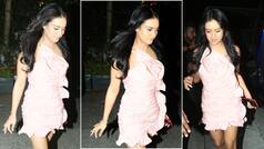 Nysa Devgan Wears The Prettiest Shade of Pink For a Hot Look on a Sunday Night - See Party Pics