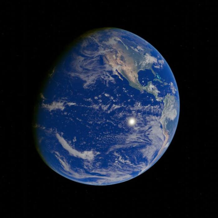 Oceans cover more than 70% of Earth’s surface, giving the planet its iconic blue appearance.