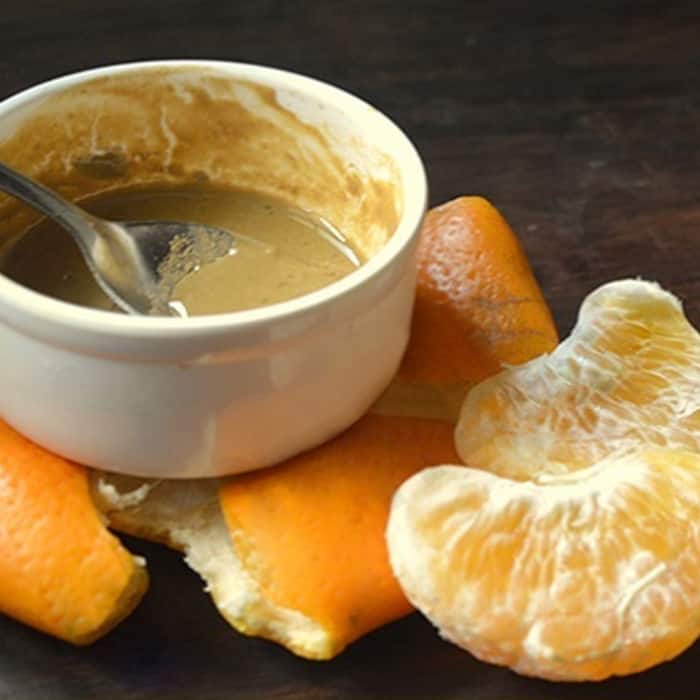 Orange juice and multani mitti