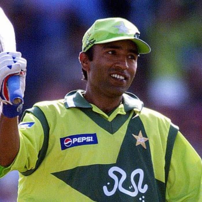 Pakistans former explosive opener Saeed Anwar scored 194 runs against India