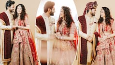 Palak Muchhal Brings Red Back in Vogue With Her Gorgeous Bridal Lehenga - See Happy Pics From Wedding