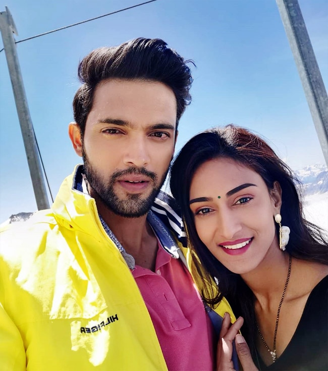 Parth Samthaan and Erica Fernandes's cute photos