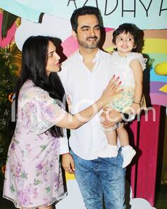 Photos: Star Kids Taimur, Inaaya, Laksshya Arrive at Esha Deol's Daughter Radhya’s Birthday Party