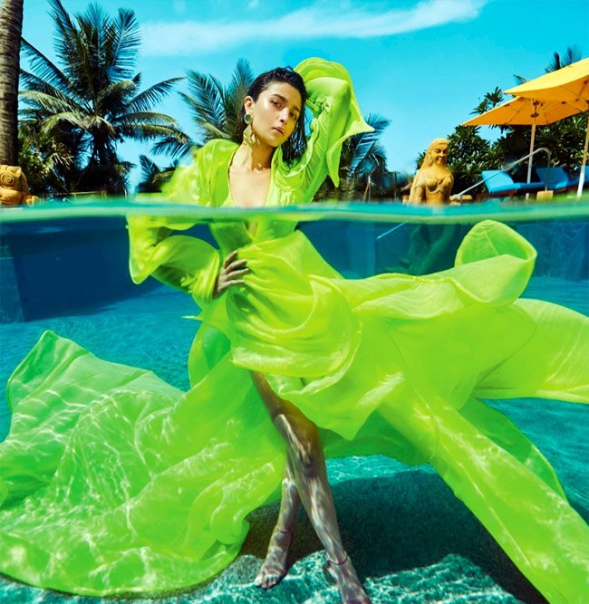 Alia Bhatt's Sizzling Underwater Photoshoot in Bikini Sets The Internet on  Fire